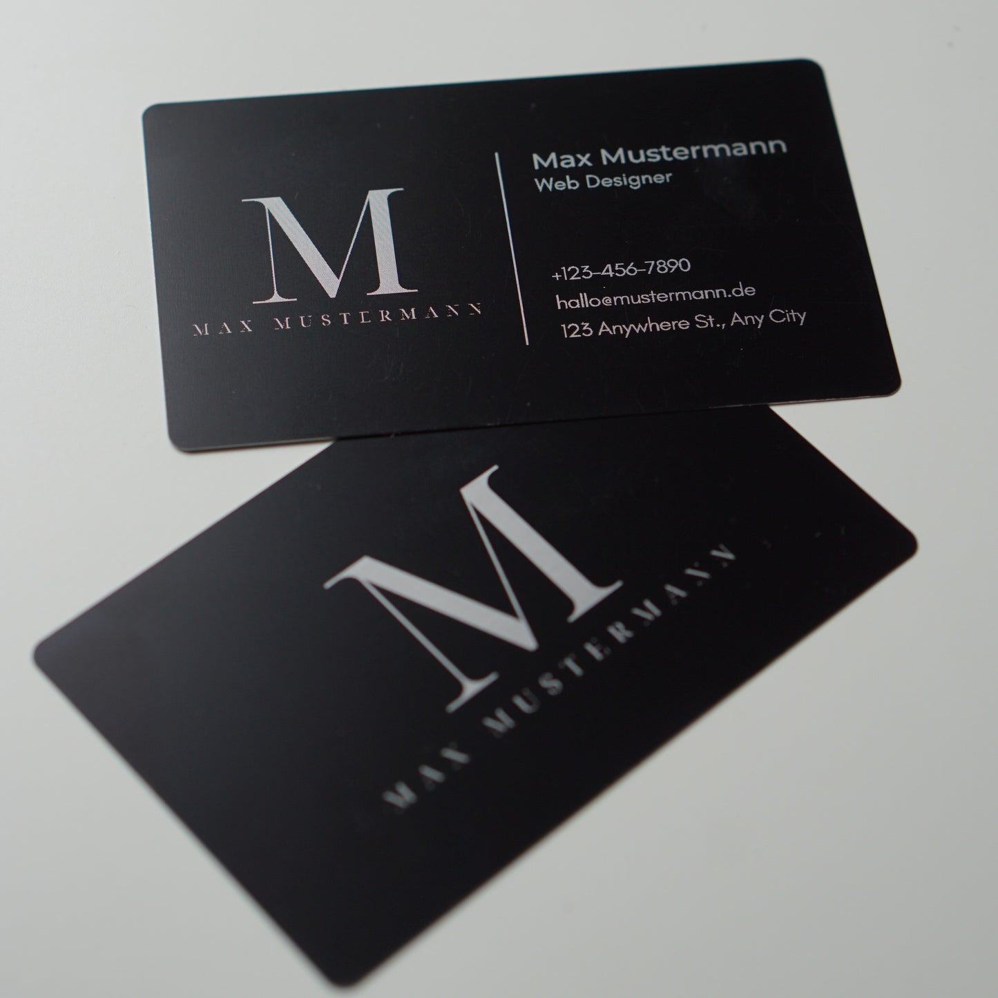 individuelle metallkarten 0,8 mm