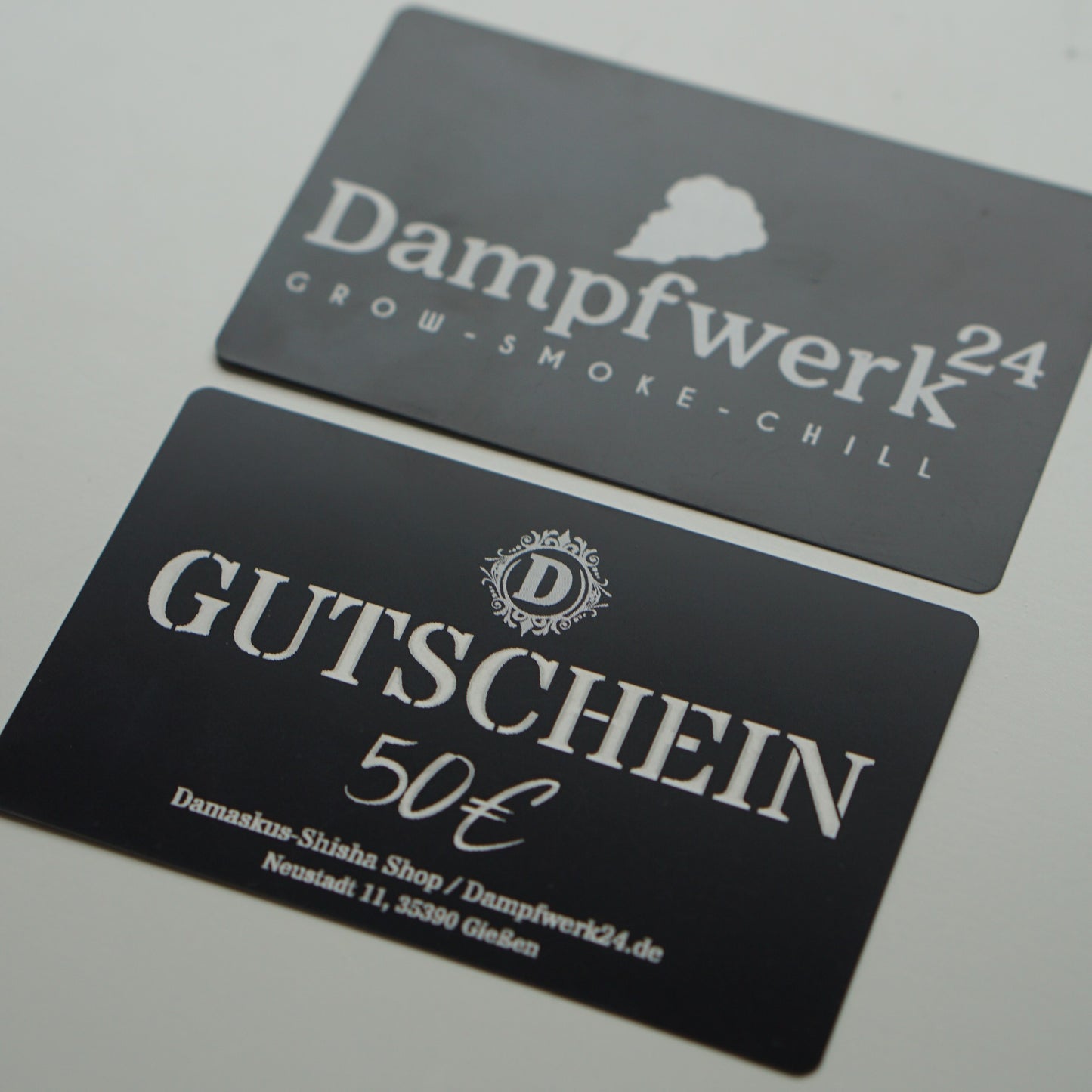 individuelle metallkarten 0,8 mm